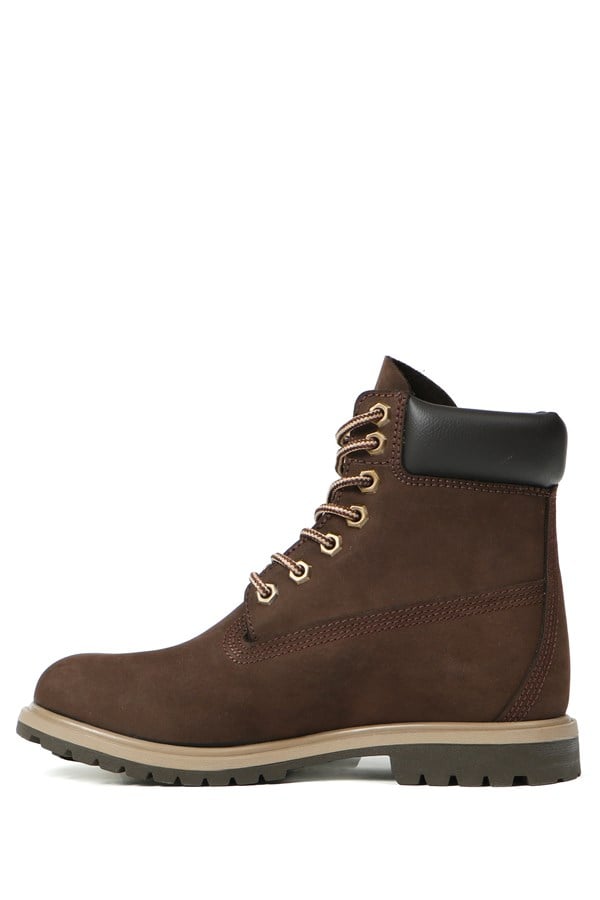 Real Leather Brown Women's Boots