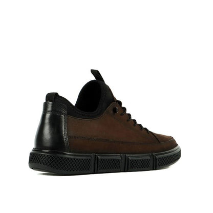 Real Madrid Leather Coffee  Men's Everyday Footwear