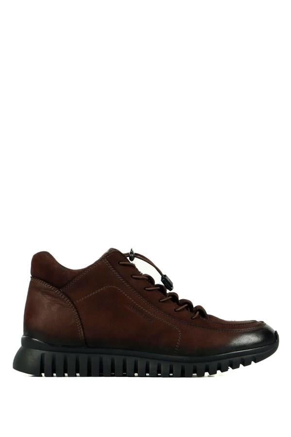 Genuine Leather Coffee Outdoor Men's Shoes