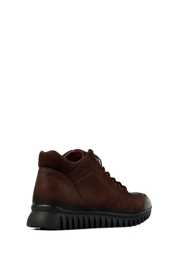Genuine Leather Coffee Outdoor Men's Shoes
