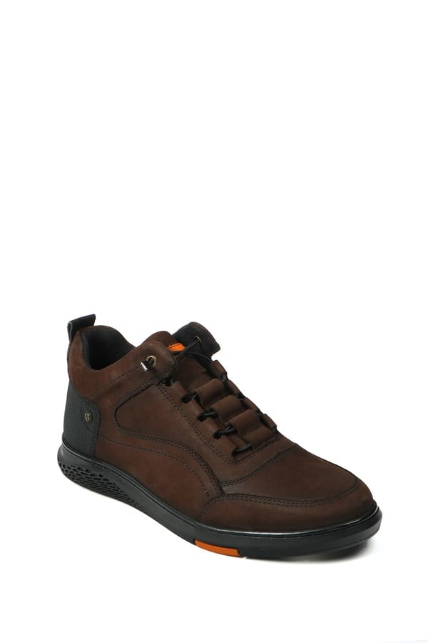 Macon Genuine Leather Coffee  Men's Boots