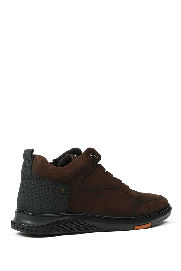 Macon Genuine Leather Coffee  Men's Boots