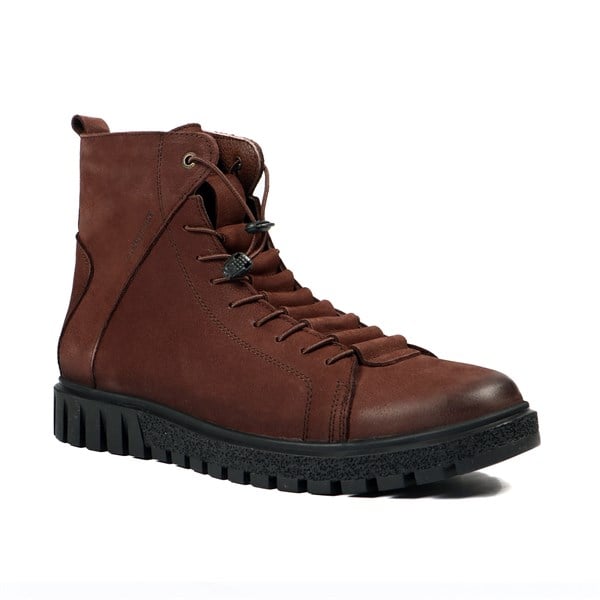 Brown genuine Leather Men's Boots