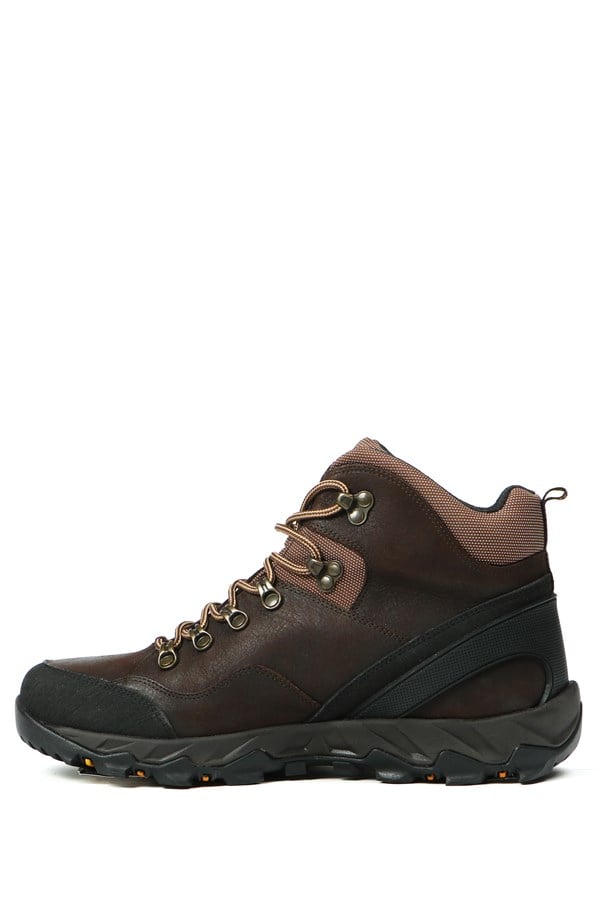 Genuine Leather Coffee  Outdoor Men's Boots