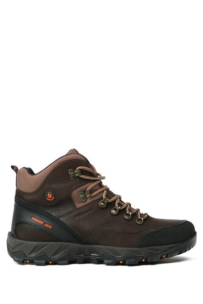 Genuine Leather Coffee  Outdoor Men's Boots