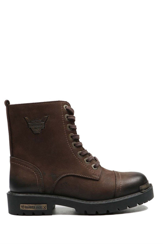 Genuine Leather Coffee  Female Boots