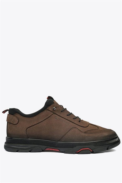 Genuine Leather Coffee Torje Men's Shoes