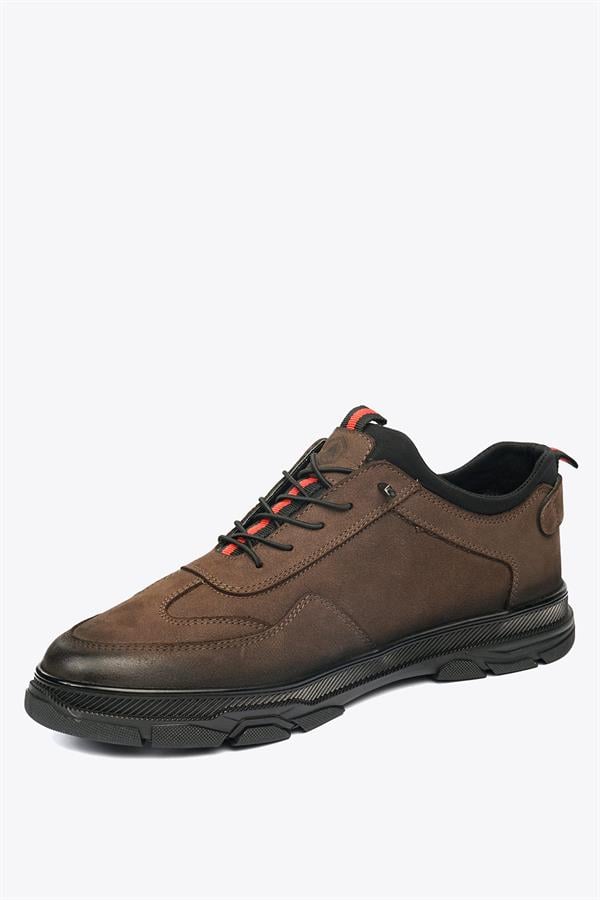 Genuine Leather Coffee Torje Men's Shoes
