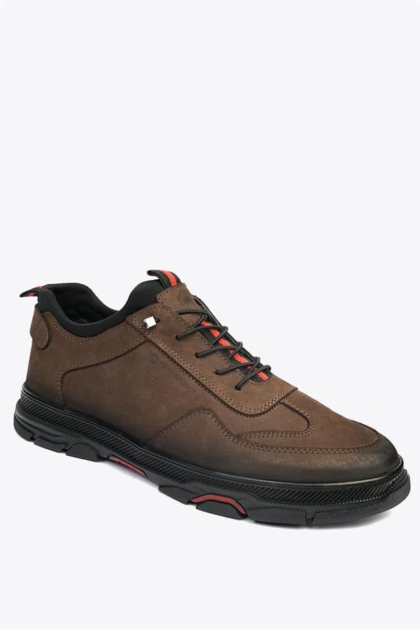 Genuine Leather Coffee Torje Men's Shoes