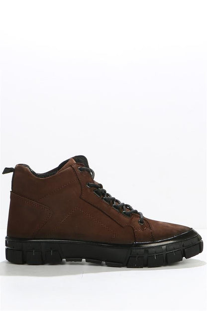 Santana Coffee Genuine Leather Outdoor Men's Boots