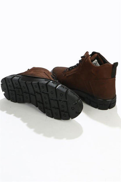 Santana Coffee Genuine Leather Outdoor Men's Boots