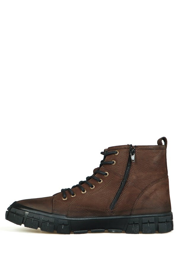 Sharon Real Leather Brown Men's Boots