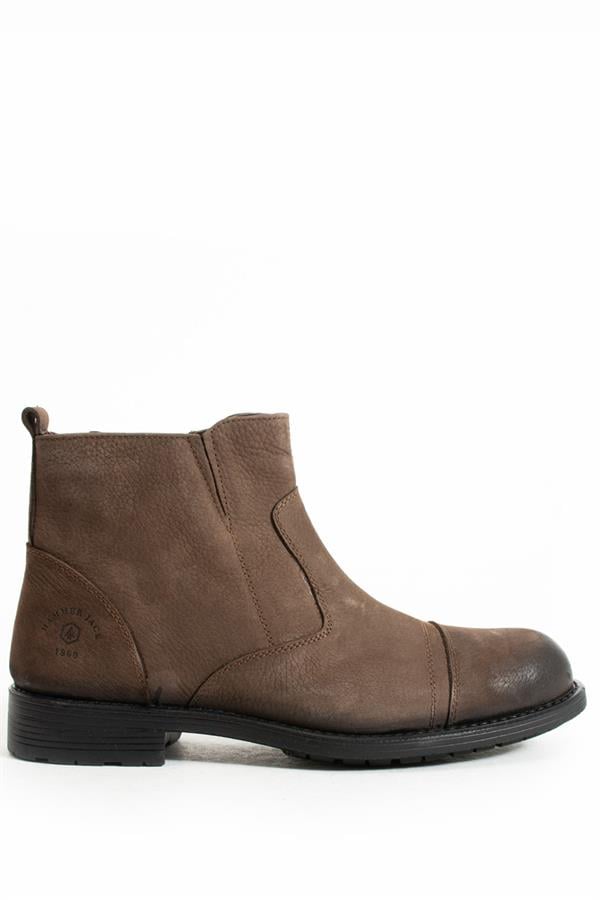 Casas Genuine Leather Brown Men's Boots