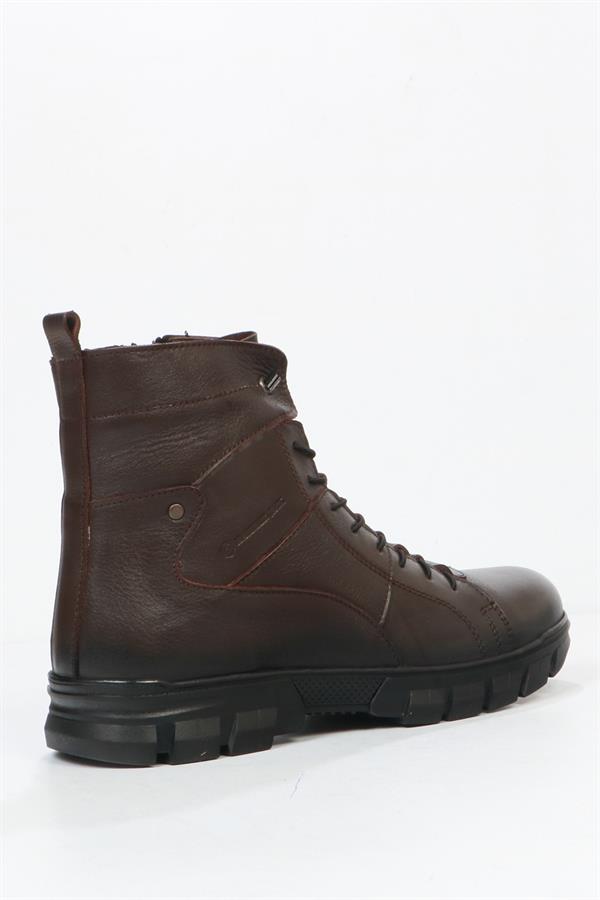 Mortal True Leather Brown Outdoor Men's Boots
