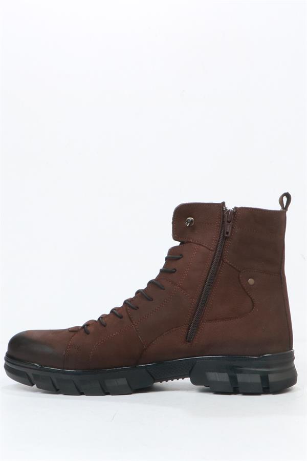Mortal True Leather Brown Outdoor Men's Boots