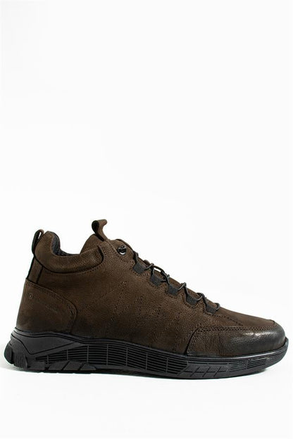Real Leather Brown Men's Boots