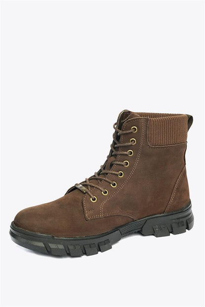 Lejos Genuine Leather Brown Outdoor Men's Boots