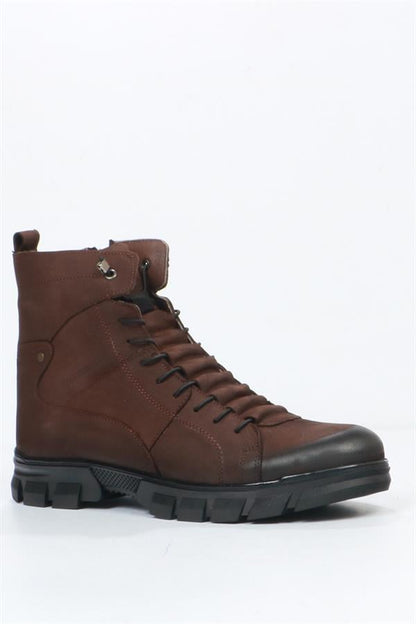 Mortal True Leather Brown Outdoor Men's Boots