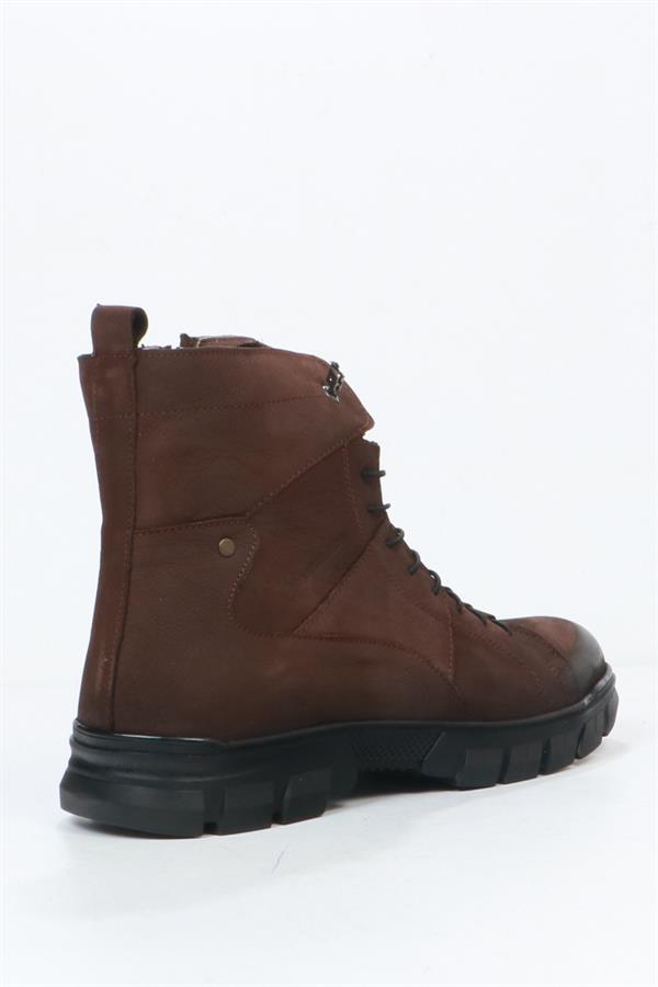 Mortal True Leather Brown Outdoor Men's Boots