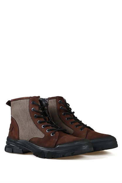 Niva Genuine Leather Brown Men's Boots