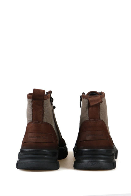 Niva Genuine Leather Brown Men's Boots