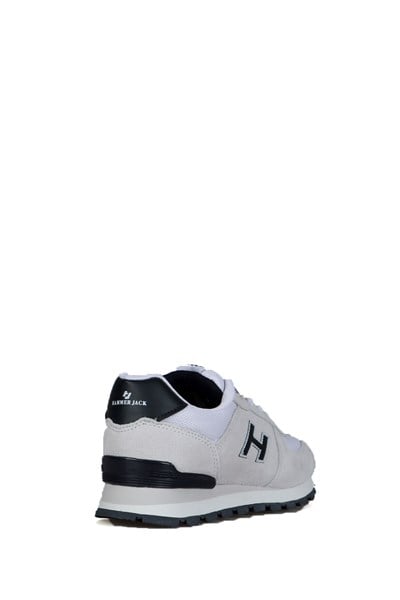 Peruvian True Leather Dirty White And Purple Women's Sports Shoes