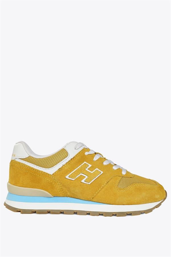 Genuine Leather Mustard Men's Athletic Shoes
