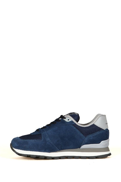 Peru Real Leather Peru Dark Indigo Blue Women's Athletic Shoes