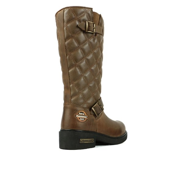 Garson Genuine Leather Sand Female Boots