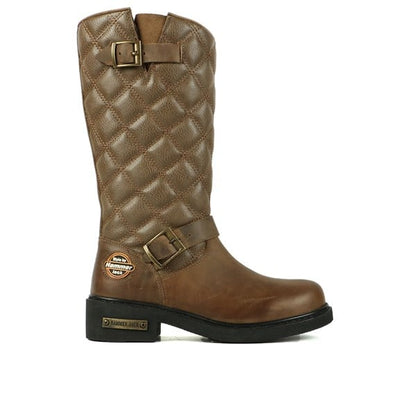 Garson Genuine Leather Sand Female Boots