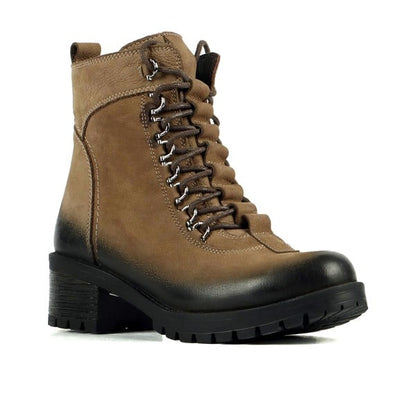 Genuine Leather Sand Women's Boot