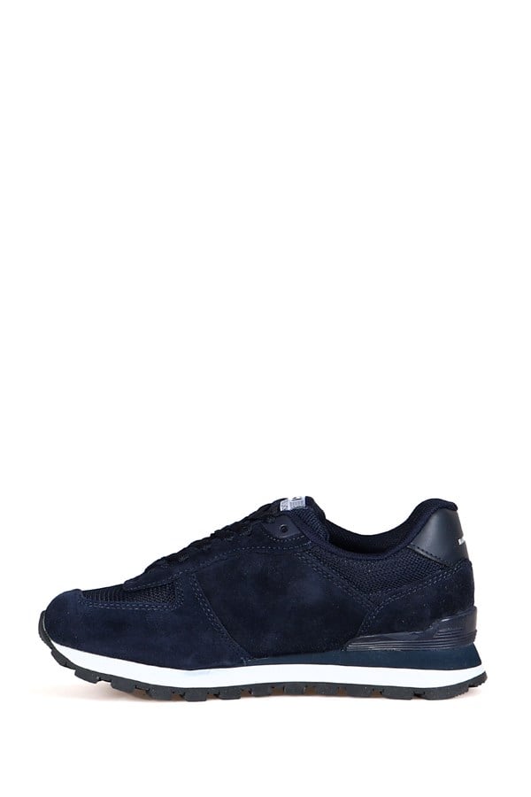 Peruvian Genuine Leather Navy White Women's Sports Shoes