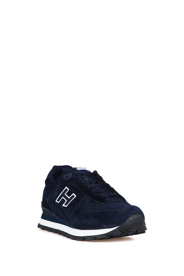Peruvian Genuine Leather Navy White Women's Sports Shoes