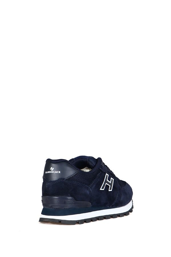 Peruvian Genuine Leather Navy White Women's Sports Shoes