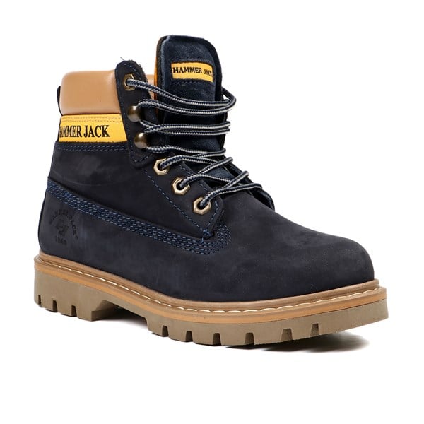 Genuine Leather Navy Female Boots