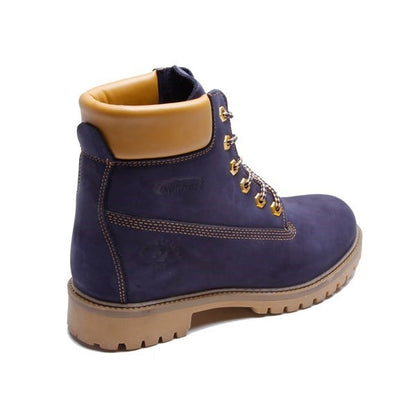 Genuine Leather Navy Men's Boot