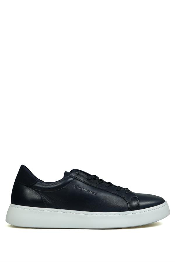 Genuine Leather Navy Men's Shoes