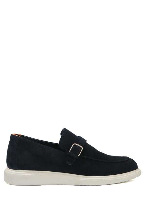 Genuine Leather Navy Men's Shoes