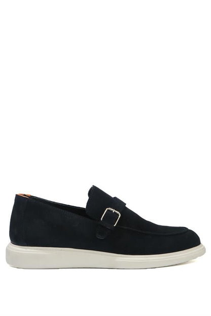 Genuine Leather Navy Men's Shoes