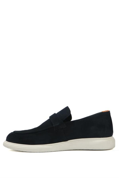 Genuine Leather Navy Men's Shoes