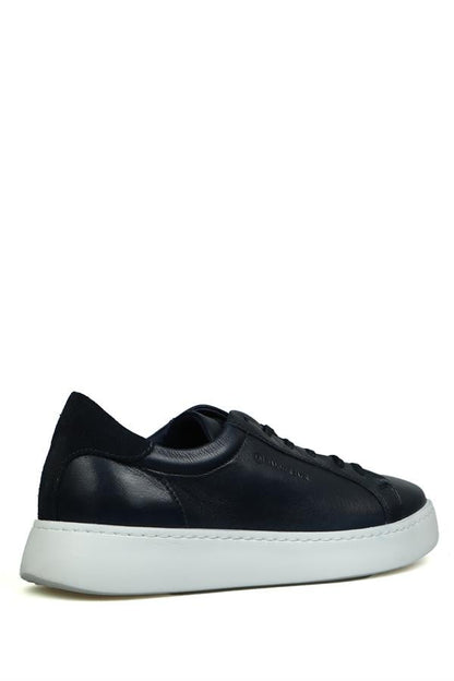 Genuine Leather Navy Men's Shoes