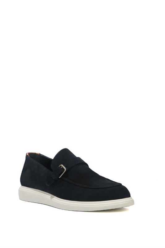 Genuine Leather Navy Men's Shoes