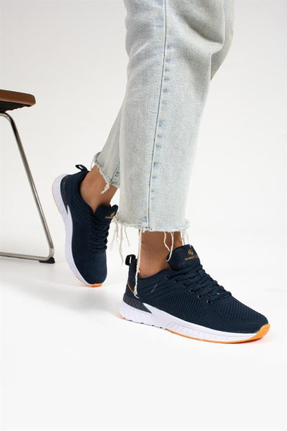Manaus Navy Orange Women's Athletic Shoes