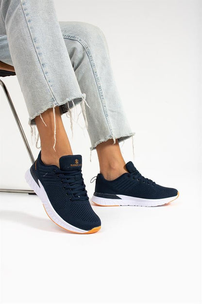 Manaus Navy Orange Women's Athletic Shoes