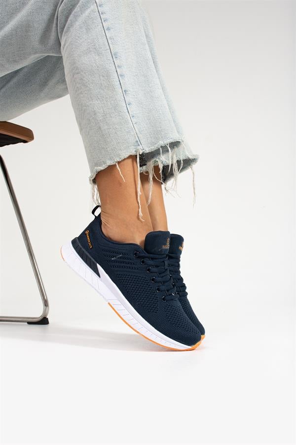 Manaus Navy Orange Women's Athletic Shoes