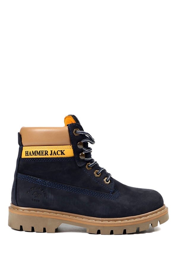 Genuine Leather Navy Female Boots