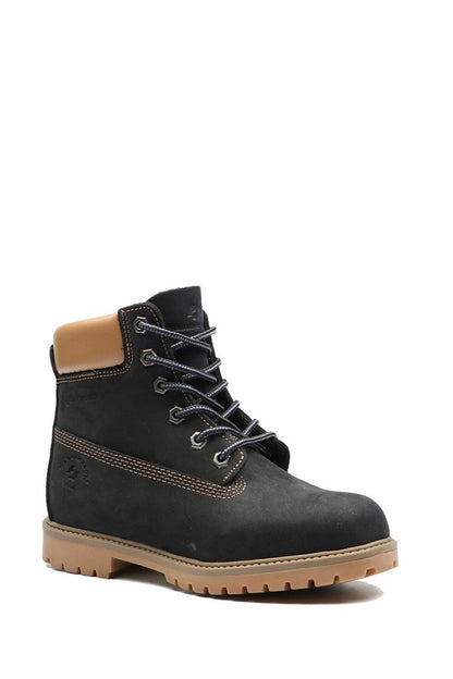 Genuine Leather Navy Female Boots