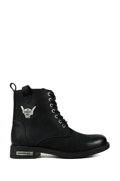 Genuine Leather Navy Men's Boots