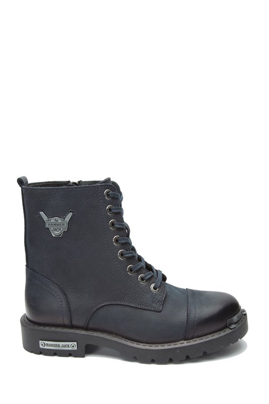 Genuine Leather Navy Men's Boots