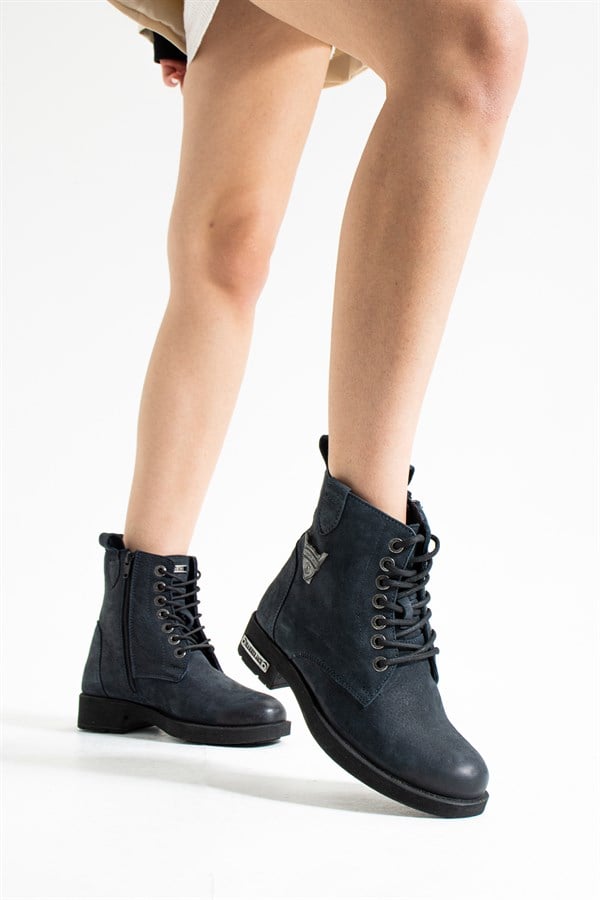 Navy Women's Boots